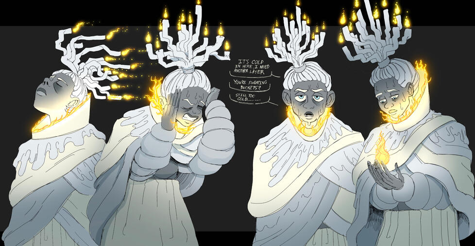 Lucilio Cienfuegos Post Accident expressions (Eden&#39;s Isle)