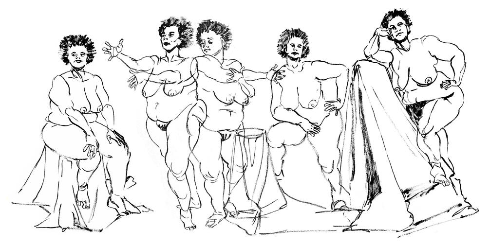 Brush Pen Figures (5m each)