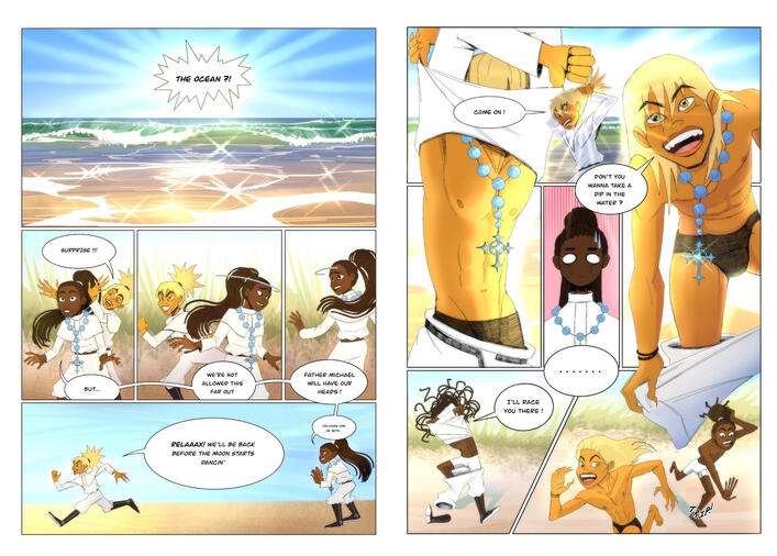 Effigy Test Pages from 12 hour comic challenge (2-3/7)