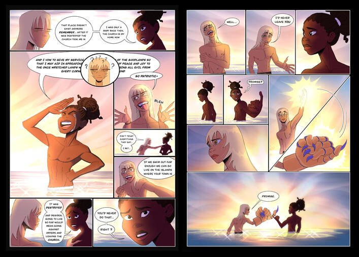 Effigy Test Pages from 12 hour comic challenge (6-7/7)